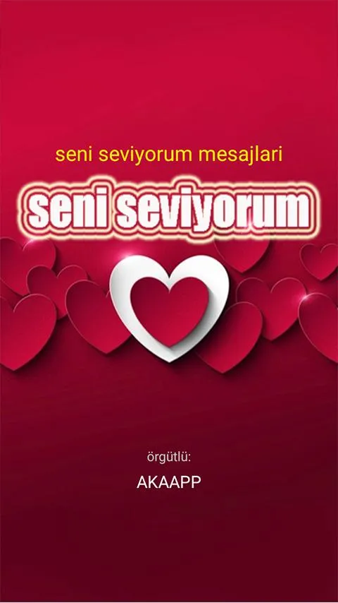 seni seviyorum SMS | Indus Appstore | Screenshot