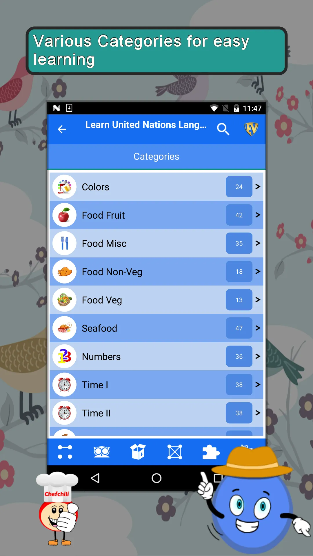 Learn UN Official Languages | Indus Appstore | Screenshot