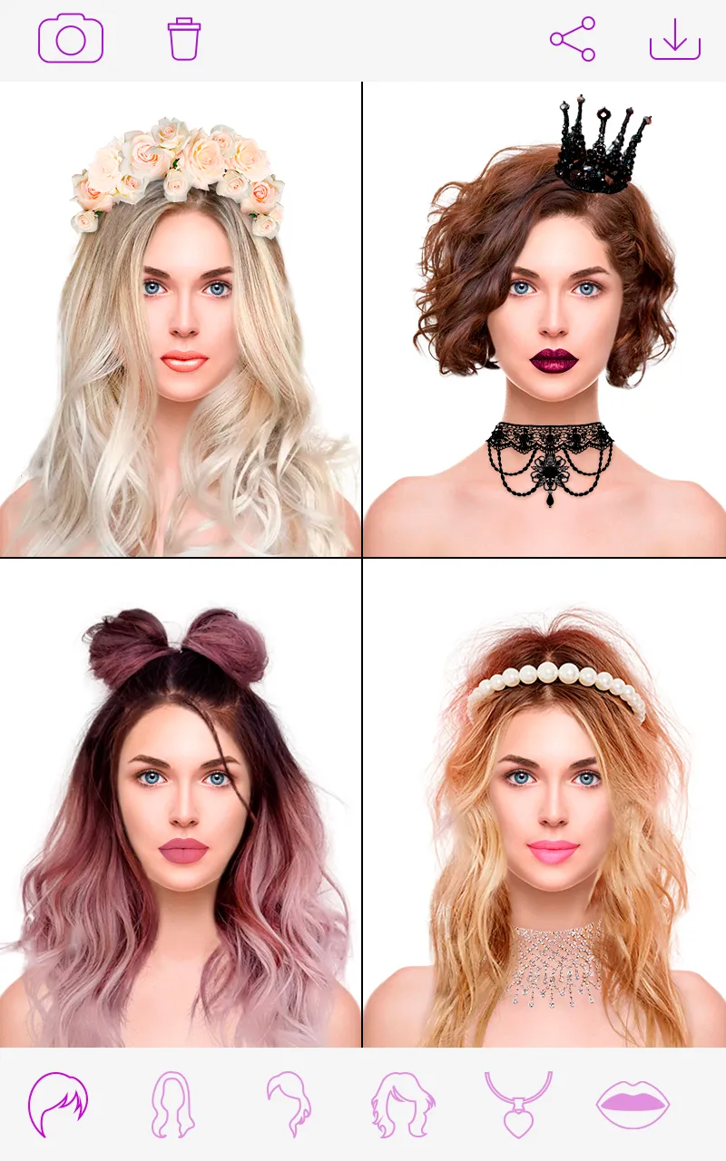 Virtual Hair Style Changer | Indus Appstore | Screenshot