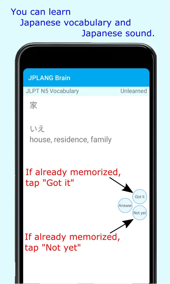 JPLANG Brain | Indus Appstore | Screenshot