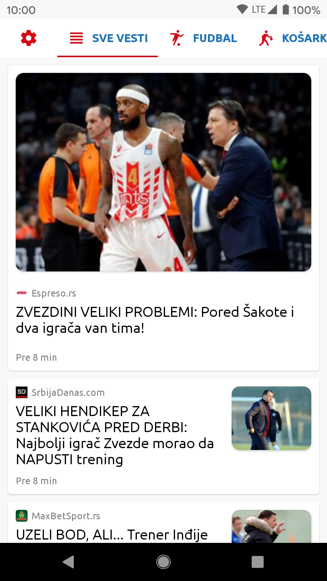 Crvena Zvezda Info - Sve vesti | Indus Appstore | Screenshot