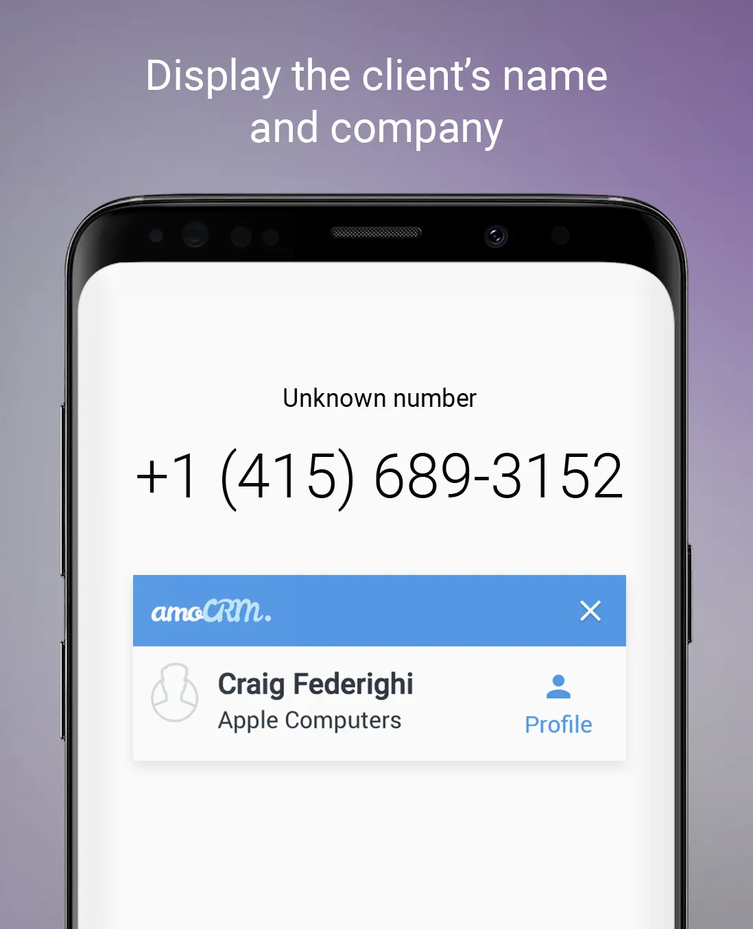 amoCRM: Caller ID | Indus Appstore | Screenshot