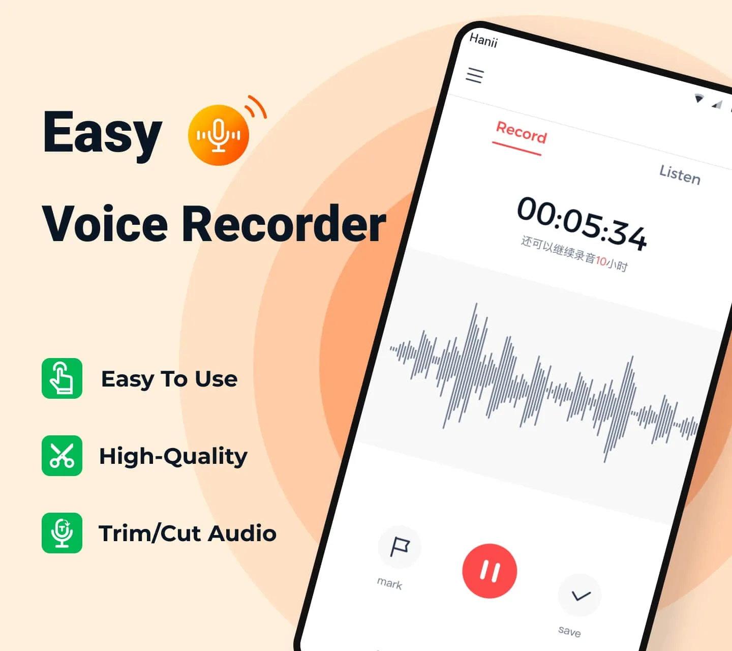 Voice Recorder & Voice Memos | Indus Appstore | Screenshot