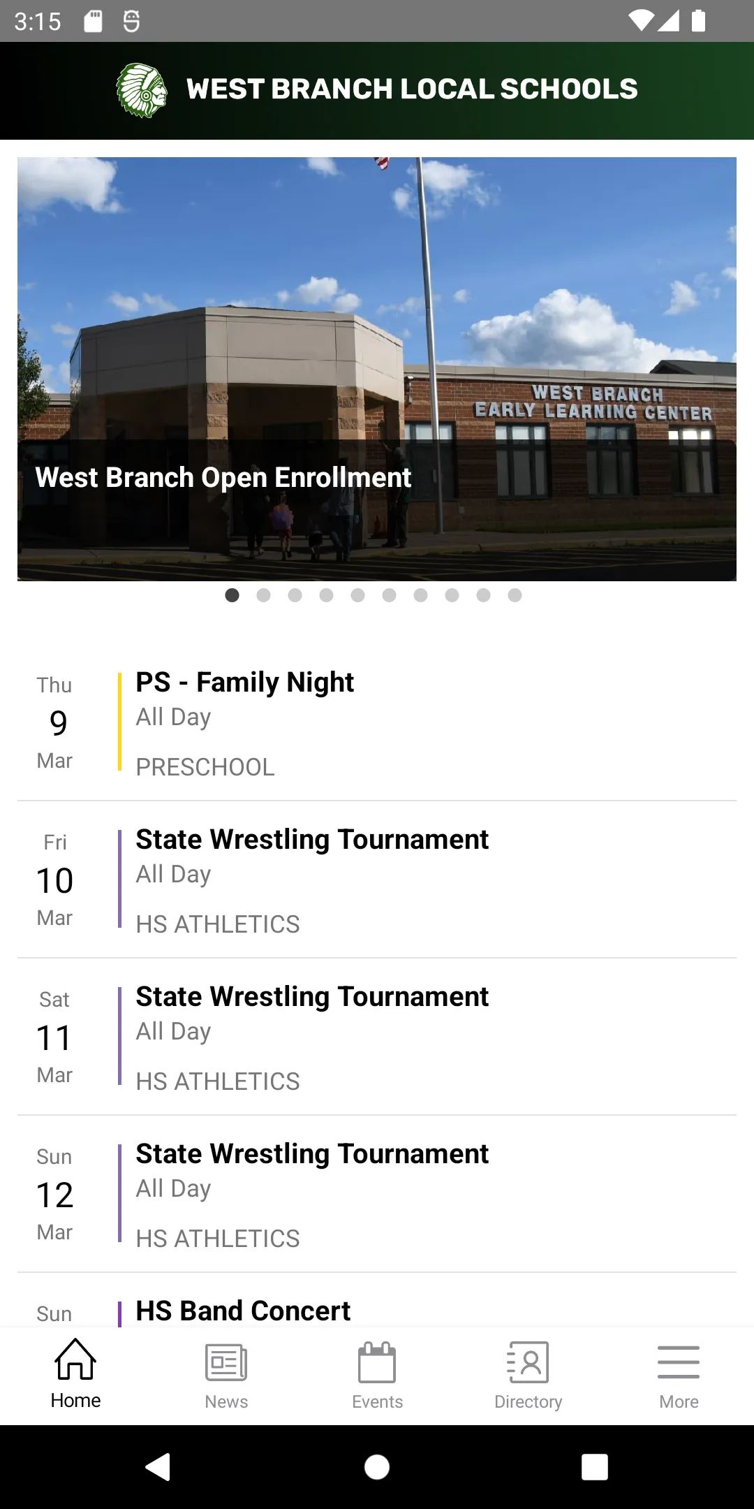 West Branch Local Schools | Indus Appstore | Screenshot