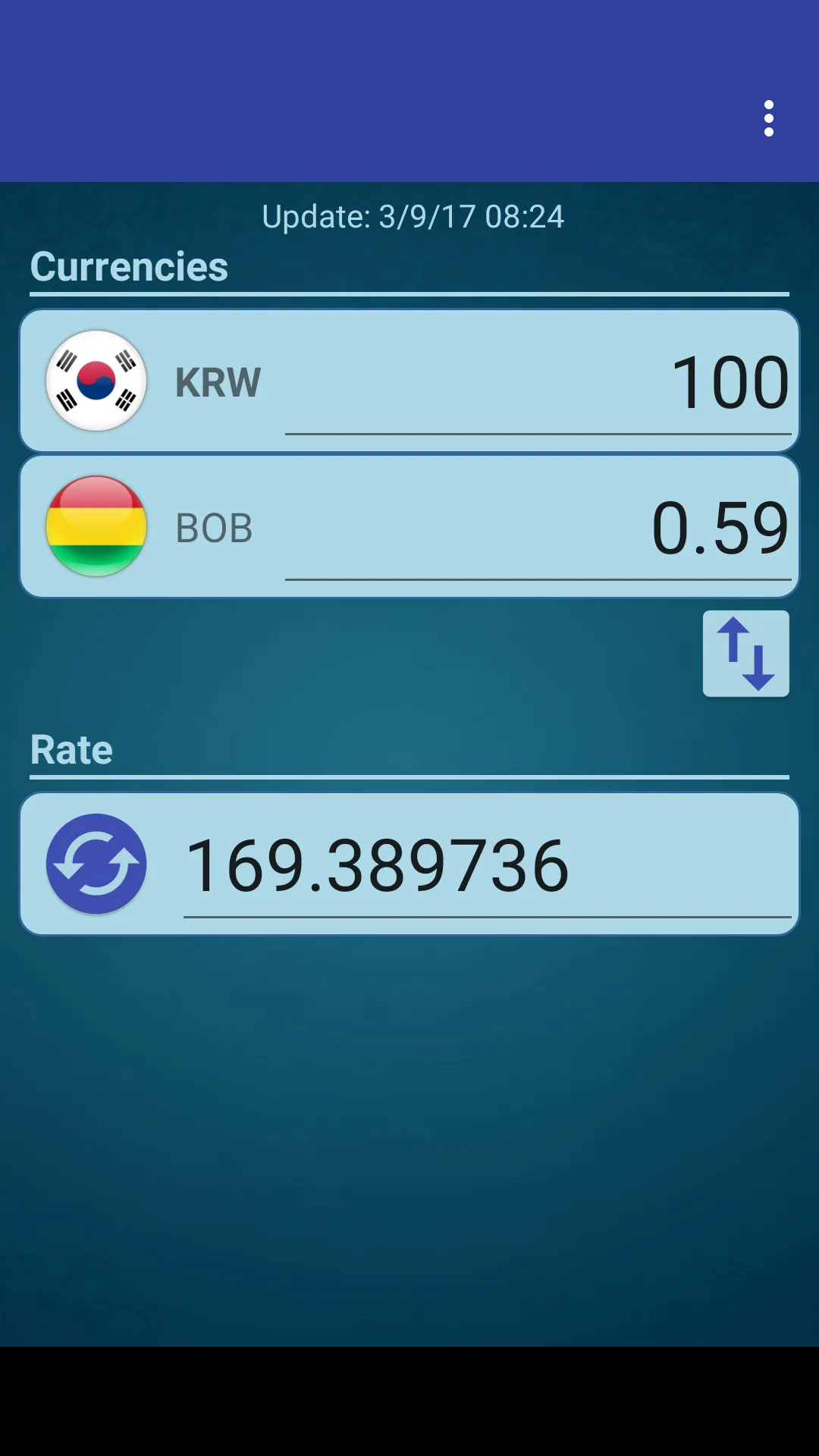 KRW Won x Bolivian Boliviano | Indus Appstore | Screenshot