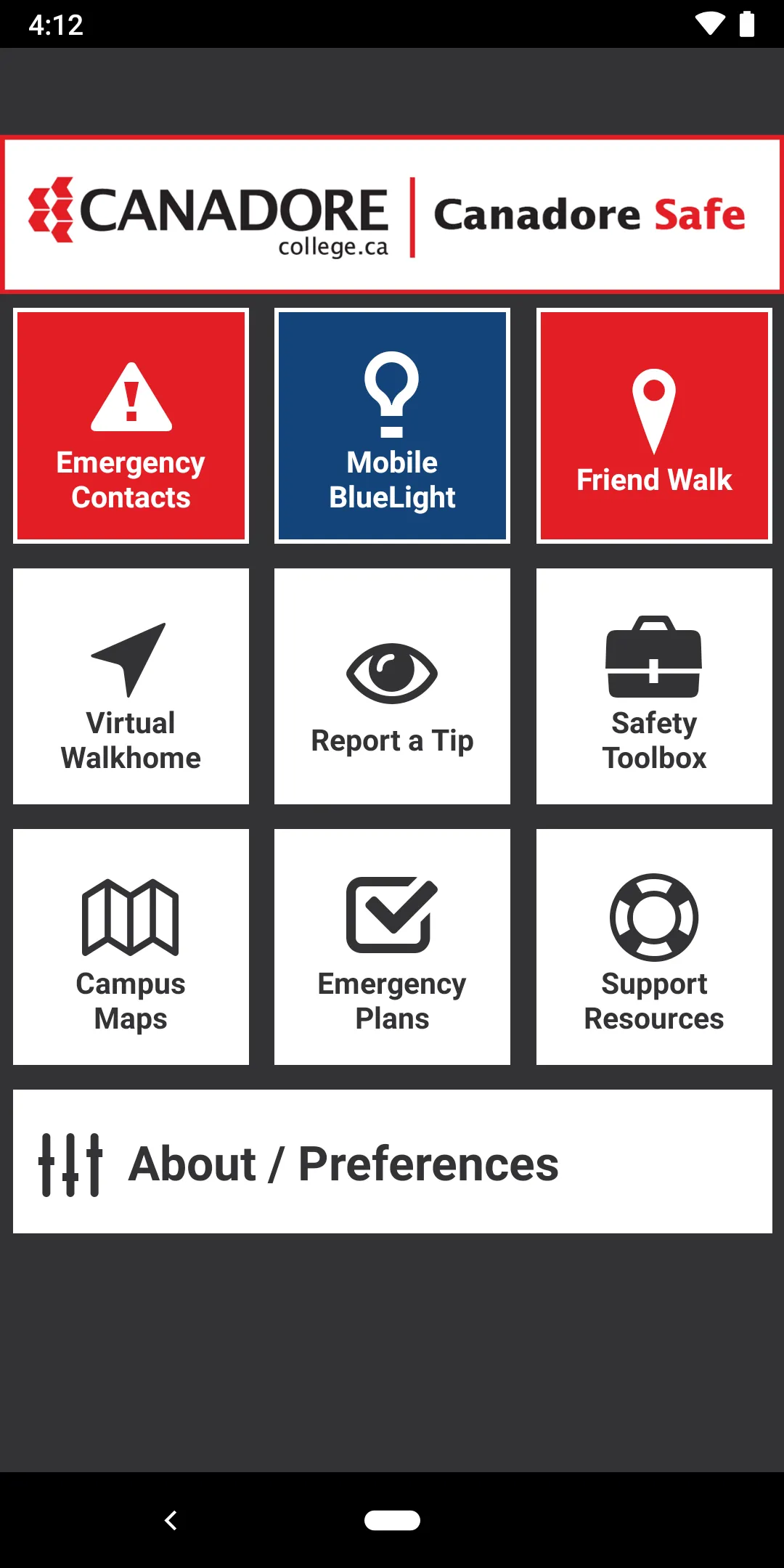 Canadore Safe | Indus Appstore | Screenshot