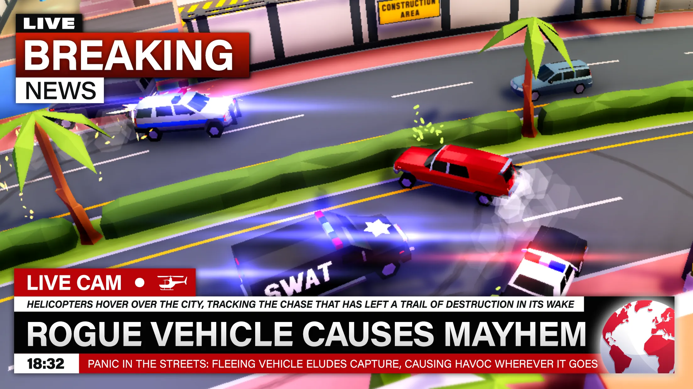 Reckless Getaway 2: Car Chase | Indus Appstore | Screenshot