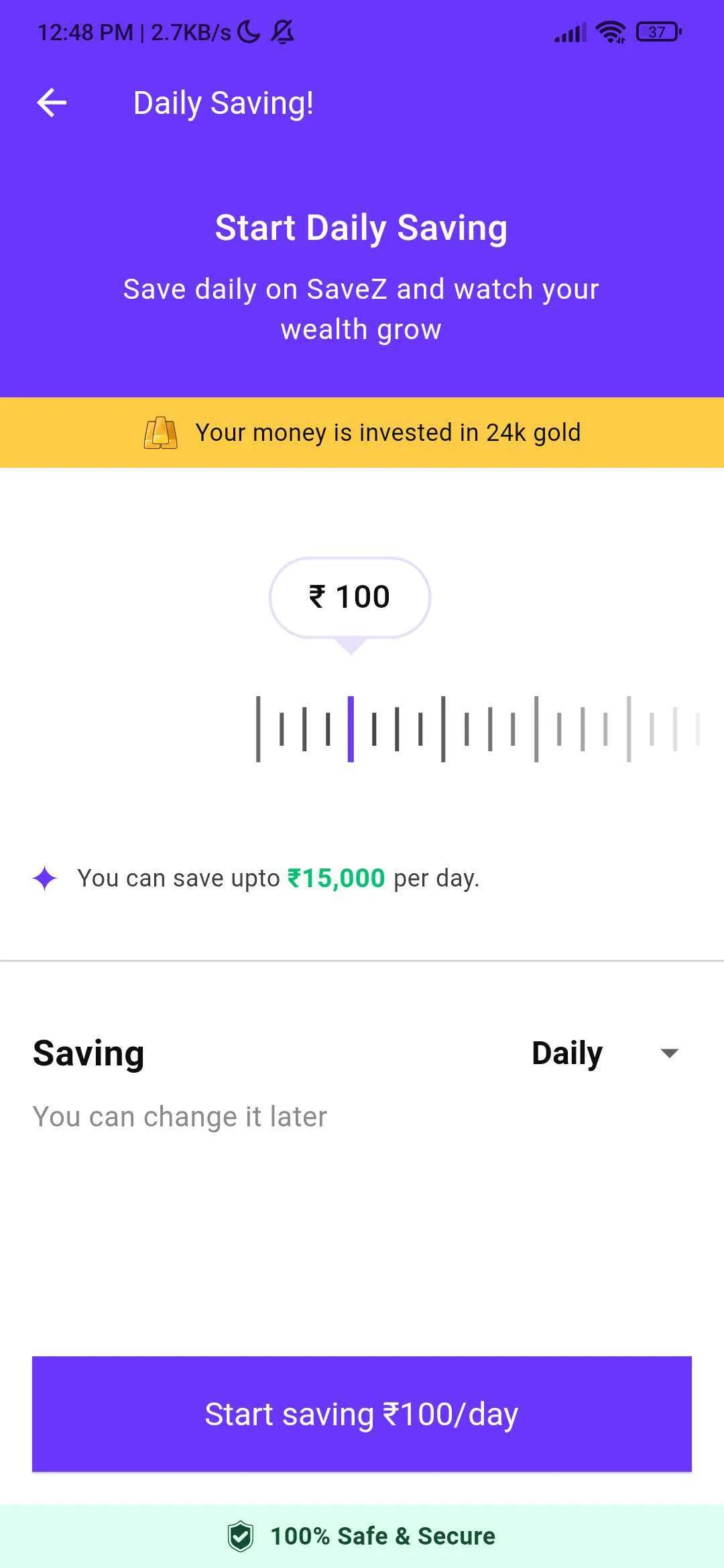 Save Gold | Indus Appstore | Screenshot