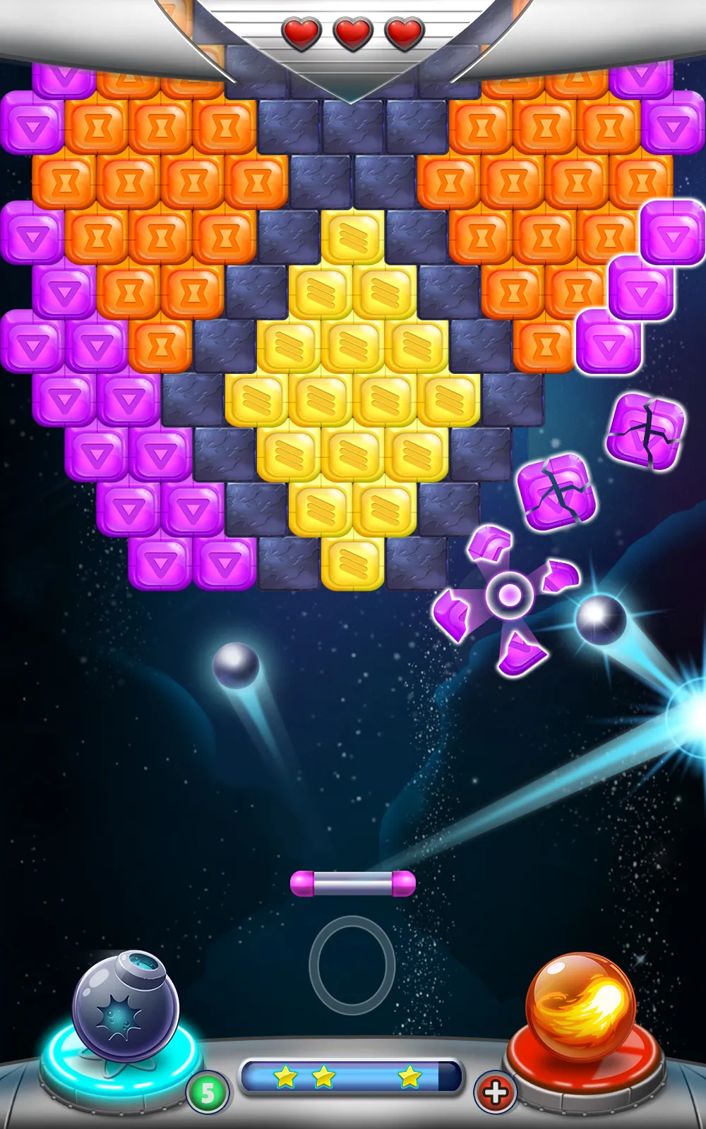 Brick Breaker Space | Indus Appstore | Screenshot