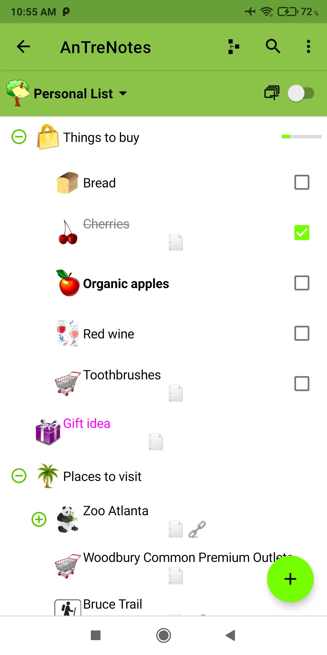 AnTreNotes | Indus Appstore | Screenshot