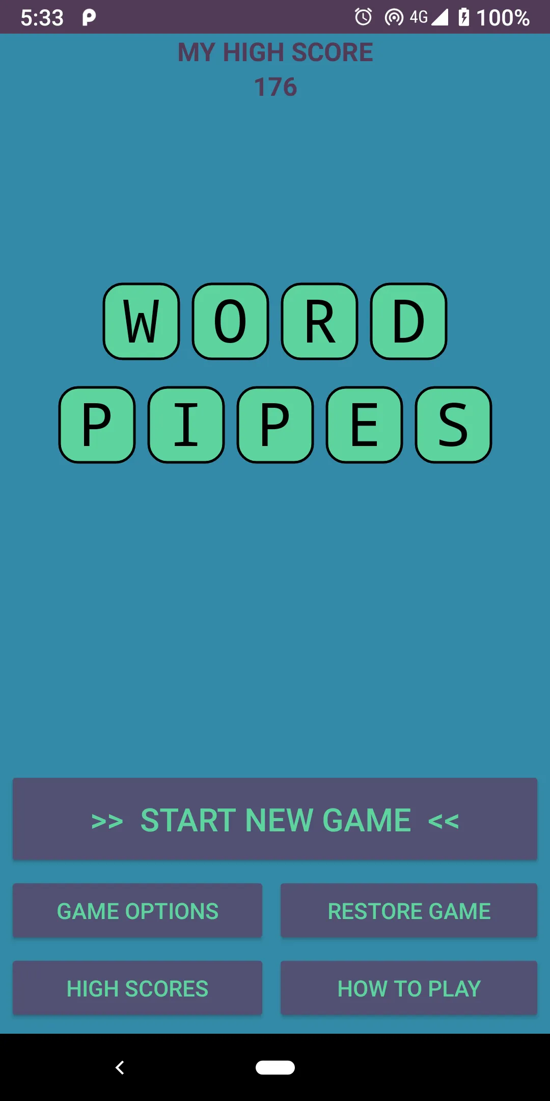 Word Pipes: Pure Word Game | Indus Appstore | Screenshot