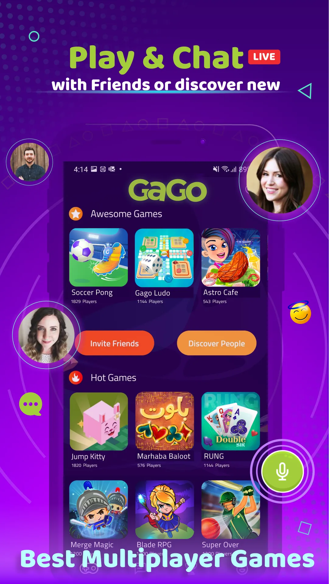 Gago: Games, Connect & Chat | Indus Appstore | Screenshot