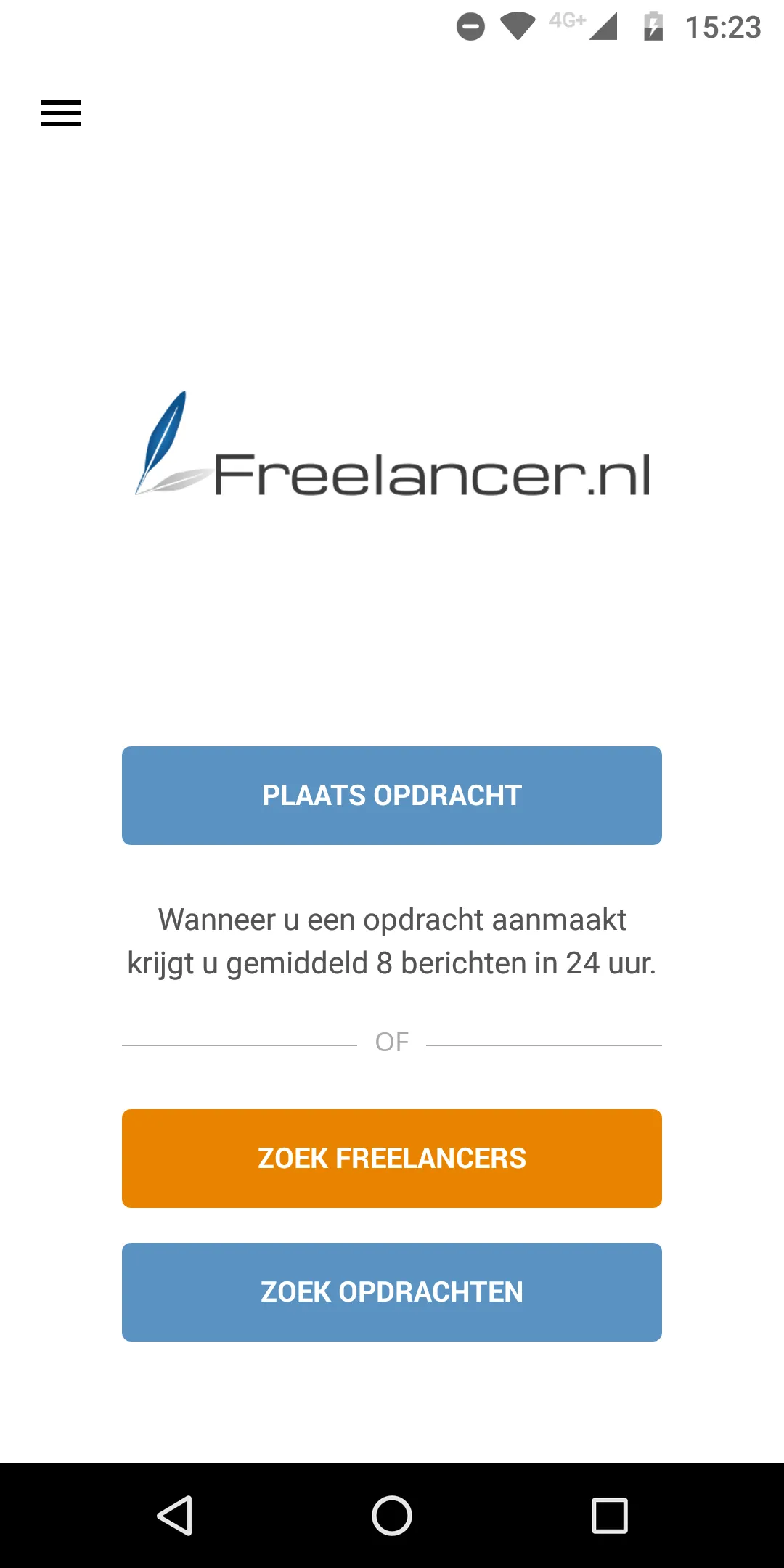 Freelancer.nl app | Indus Appstore | Screenshot