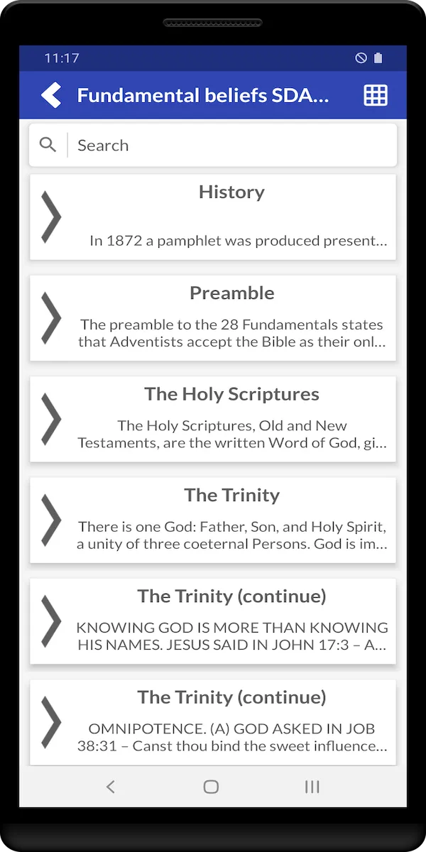 Fundamental beliefs SDA Church | Indus Appstore | Screenshot