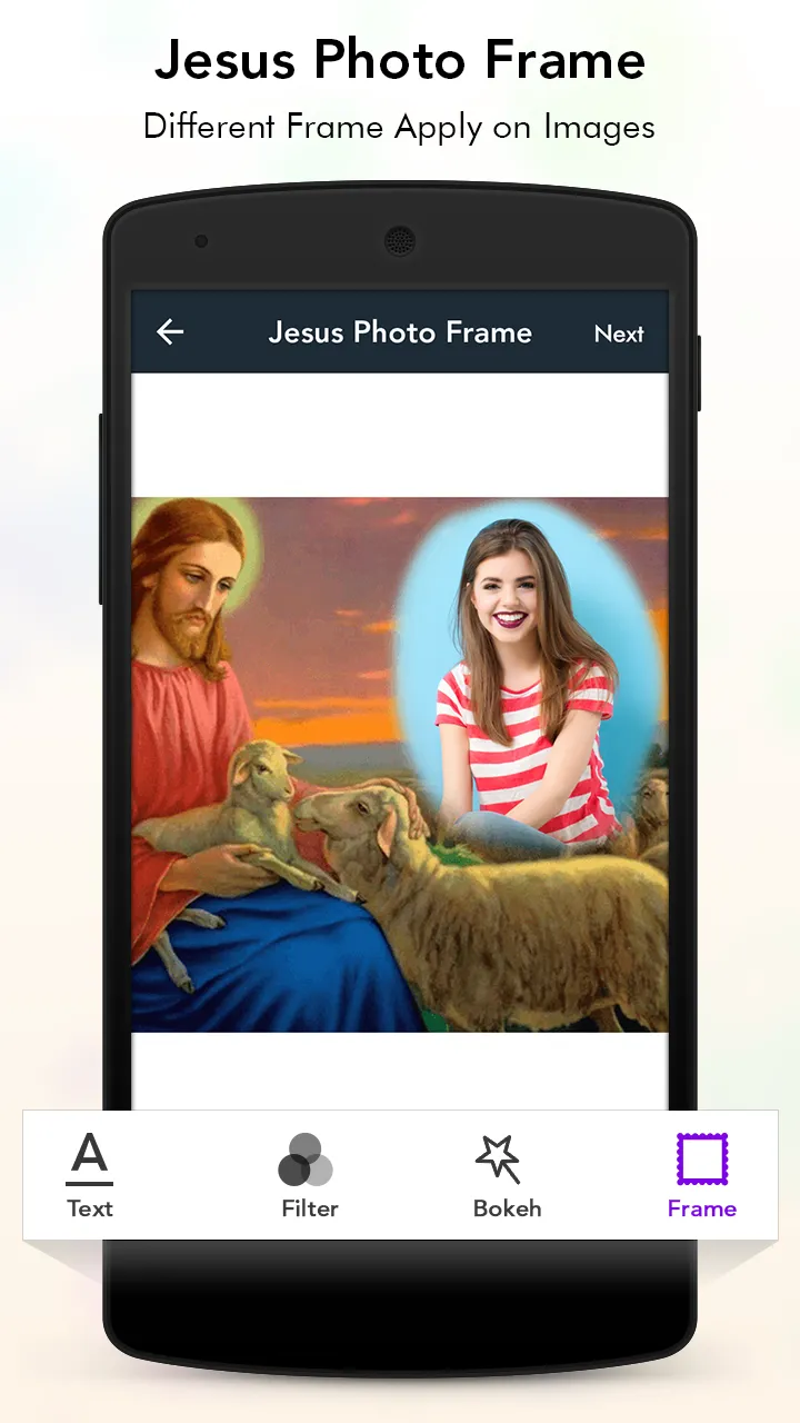 Jesus Photo Frame | Indus Appstore | Screenshot