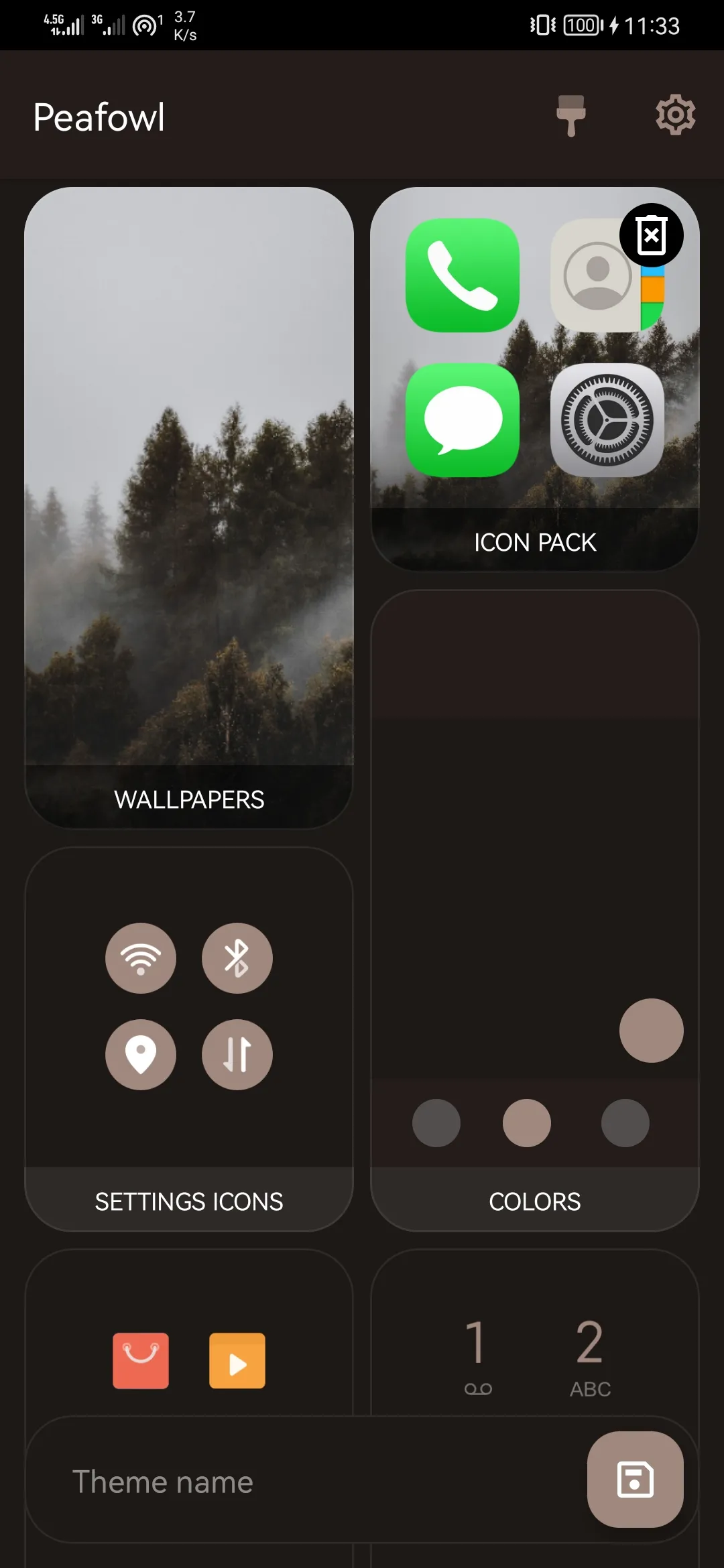 Peafowl Theme Maker for EMUI | Indus Appstore | Screenshot