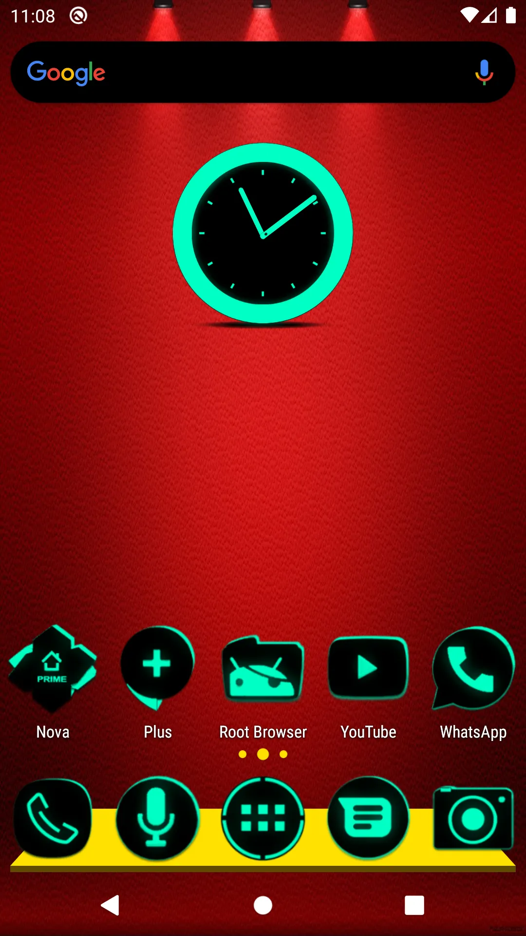 Flat Black and Teal Icon Pack | Indus Appstore | Screenshot