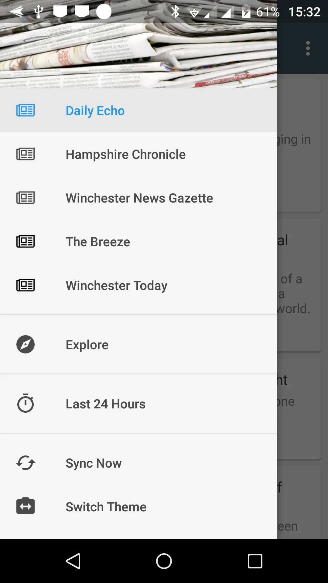 Winchester local news | Indus Appstore | Screenshot