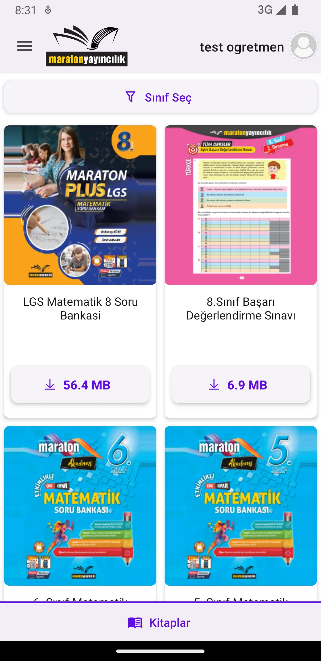 Maraton Öğretmen + Kütüphane | Indus Appstore | Screenshot