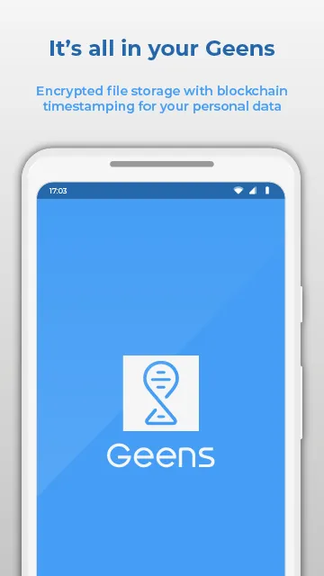 Geens - encrypted data storage | Indus Appstore | Screenshot