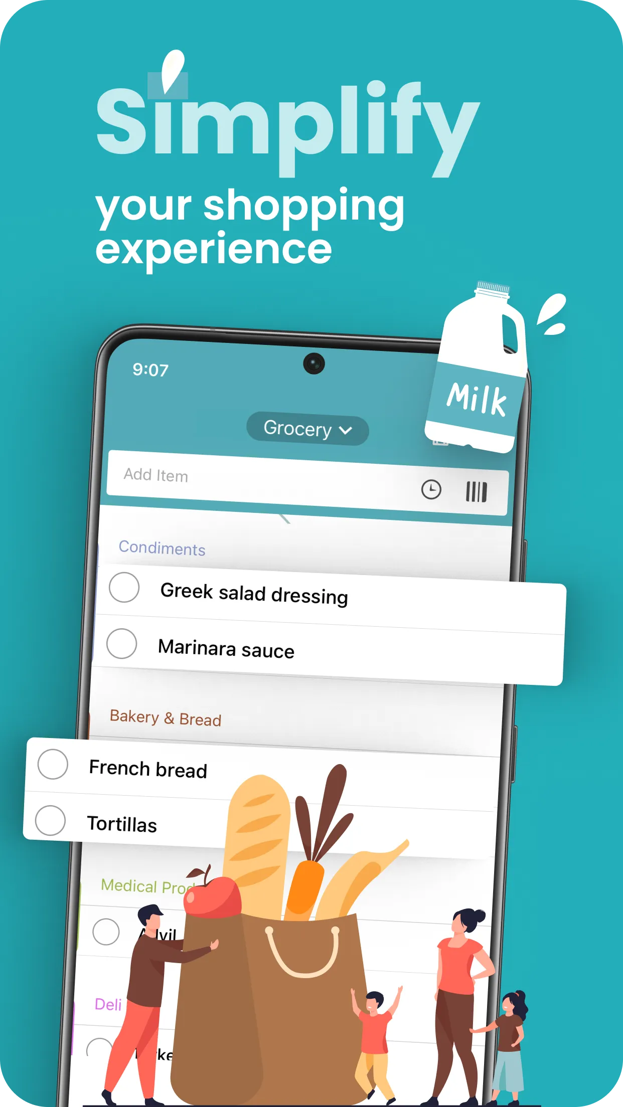 Grocery List App - Out of Milk | Indus Appstore | Screenshot