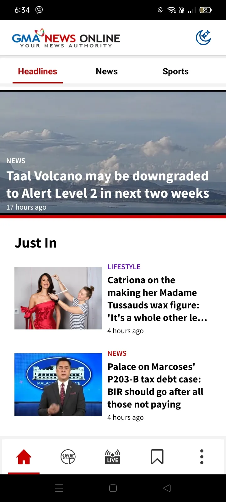 GMA News | Indus Appstore | Screenshot