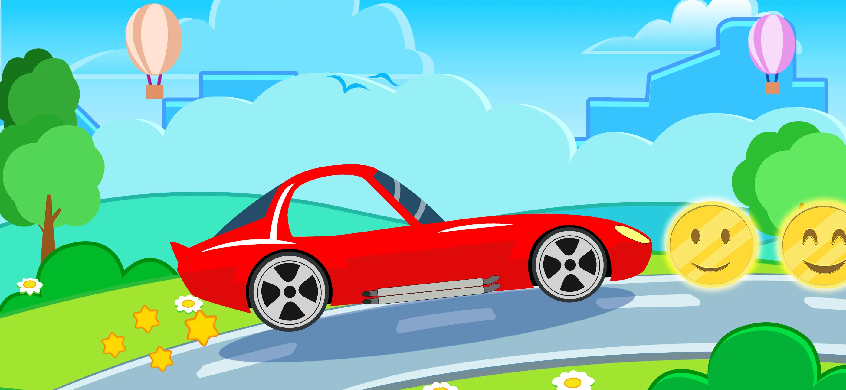 Car racing & coloring toddlers | Indus Appstore | Screenshot