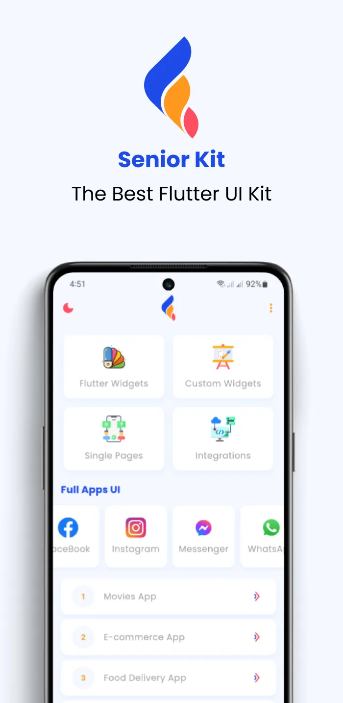 Senior Kit - Flutter UI kit | Indus Appstore | Screenshot