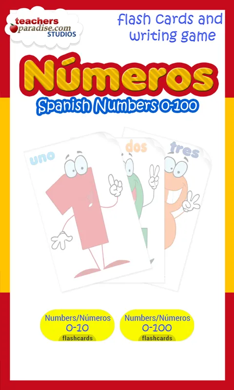 Numeros-Spanish Numbers 0-100 | Indus Appstore | Screenshot