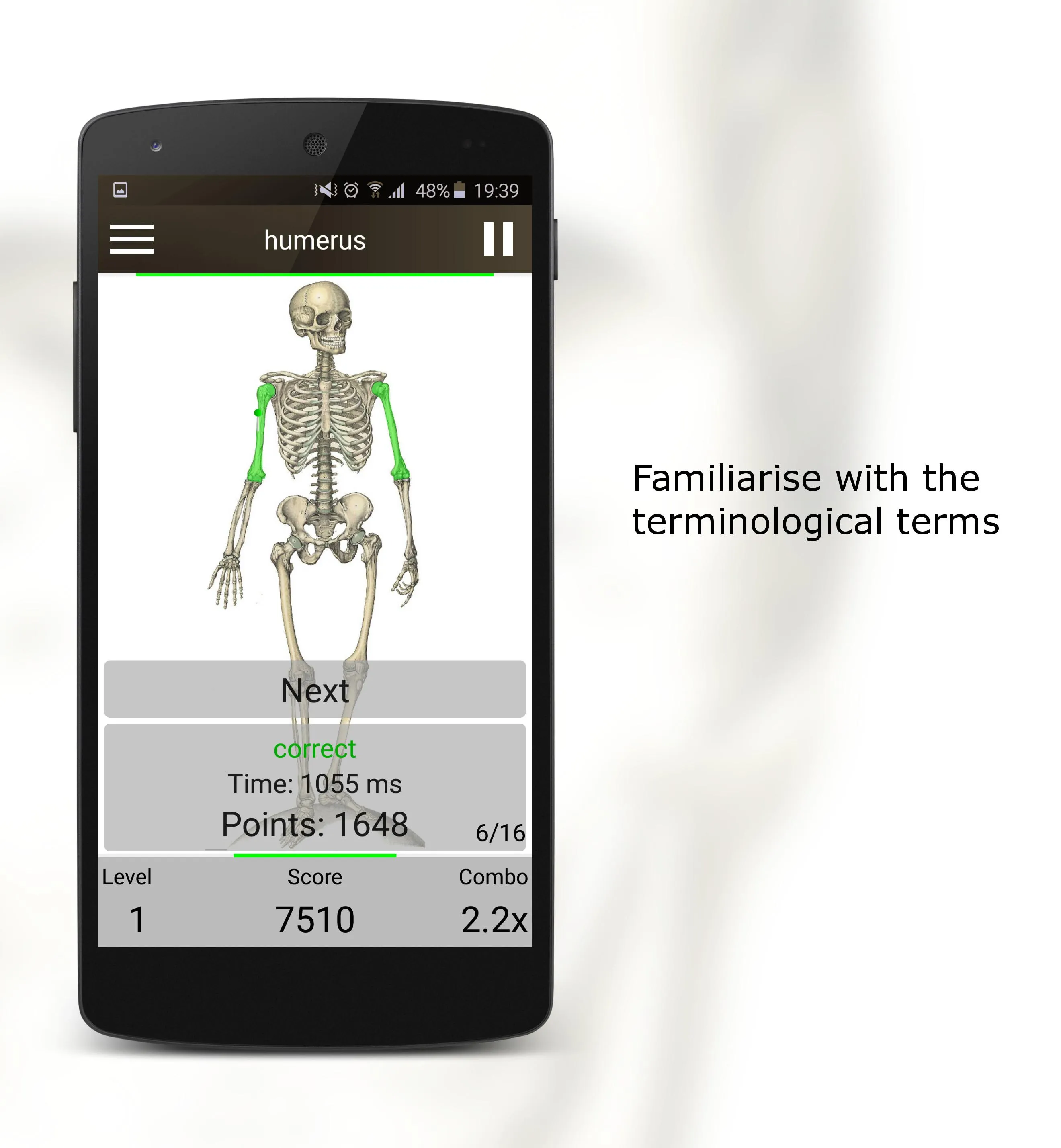 Anatomy Quiz | Indus Appstore | Screenshot