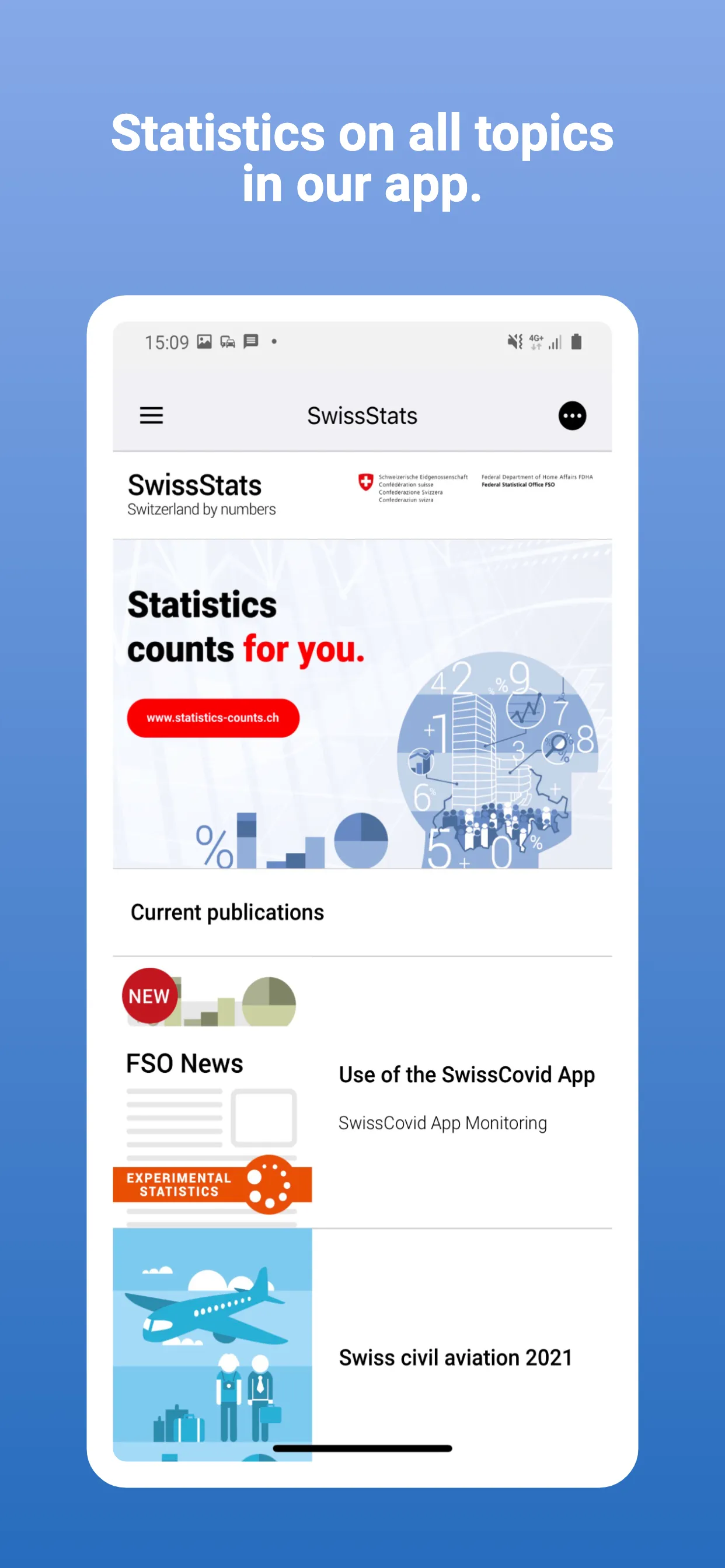 SwissStats – FSO Publications | Indus Appstore | Screenshot