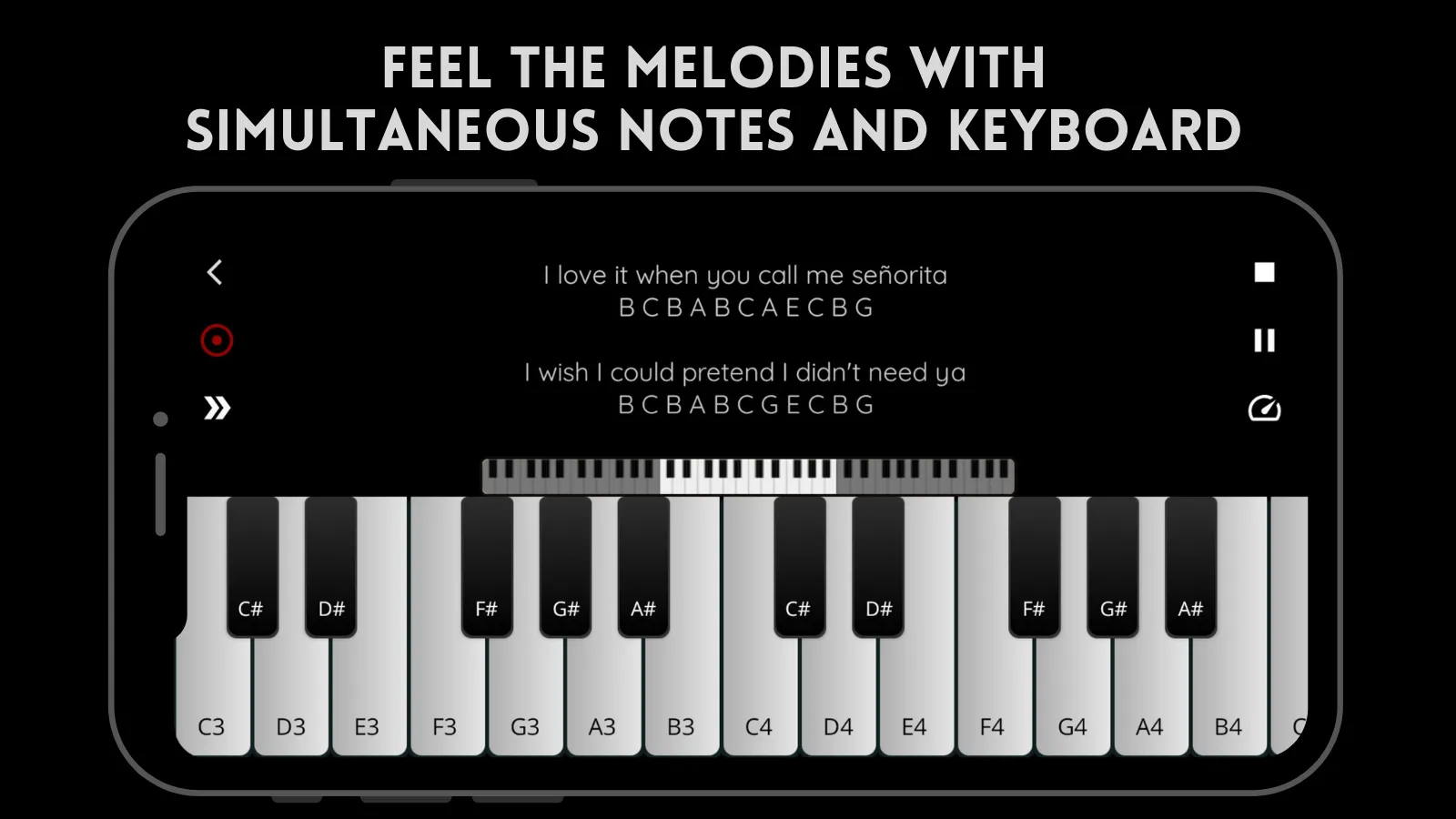 Play Piano: Melodies | Notes | Indus Appstore | Screenshot