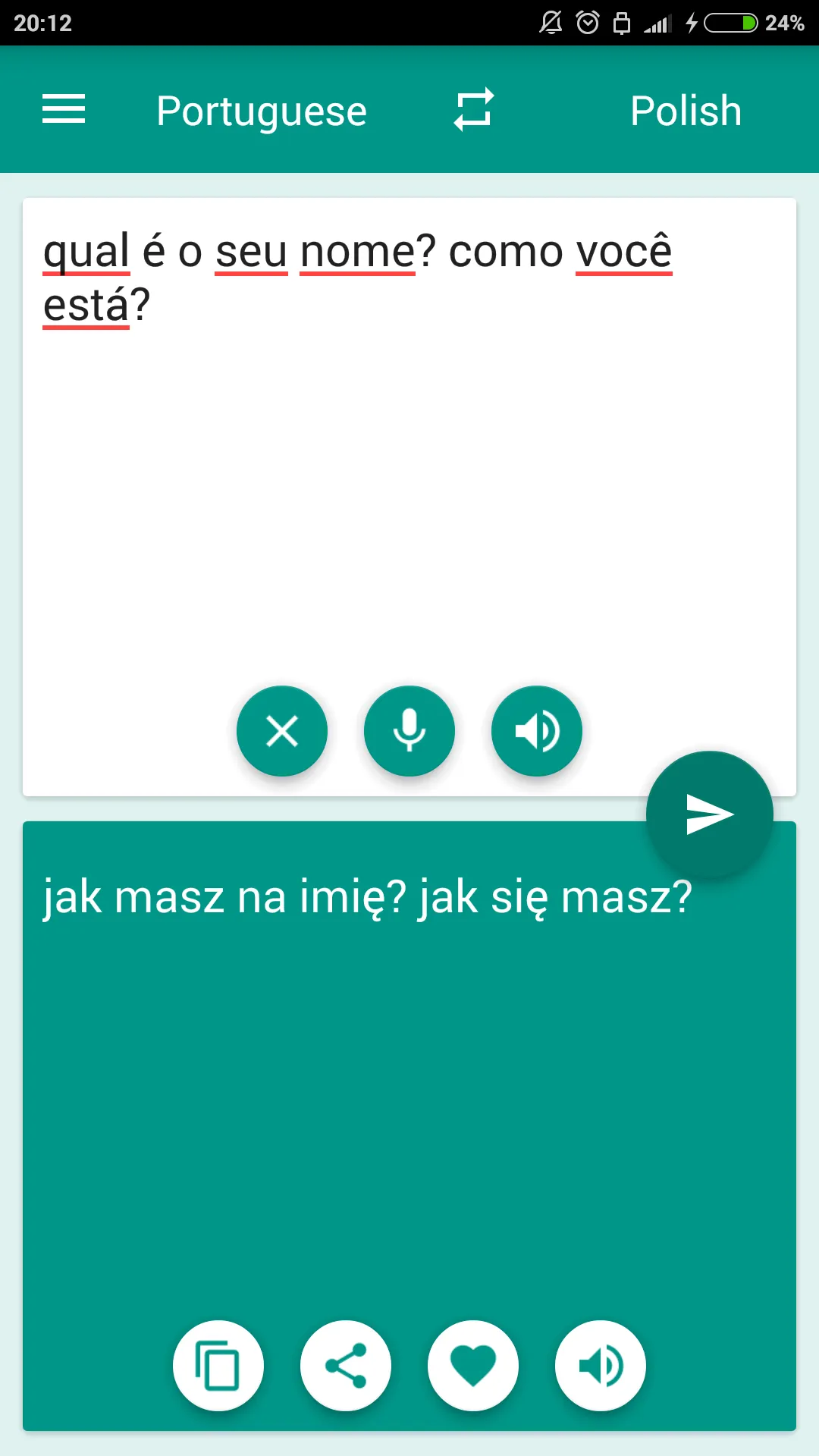 Polish-Portuguese Translator | Indus Appstore | Screenshot