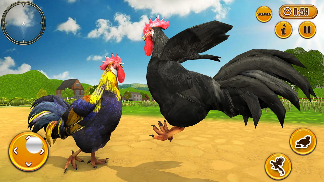 Talking Rooster: Chicken Games | Indus Appstore | Screenshot