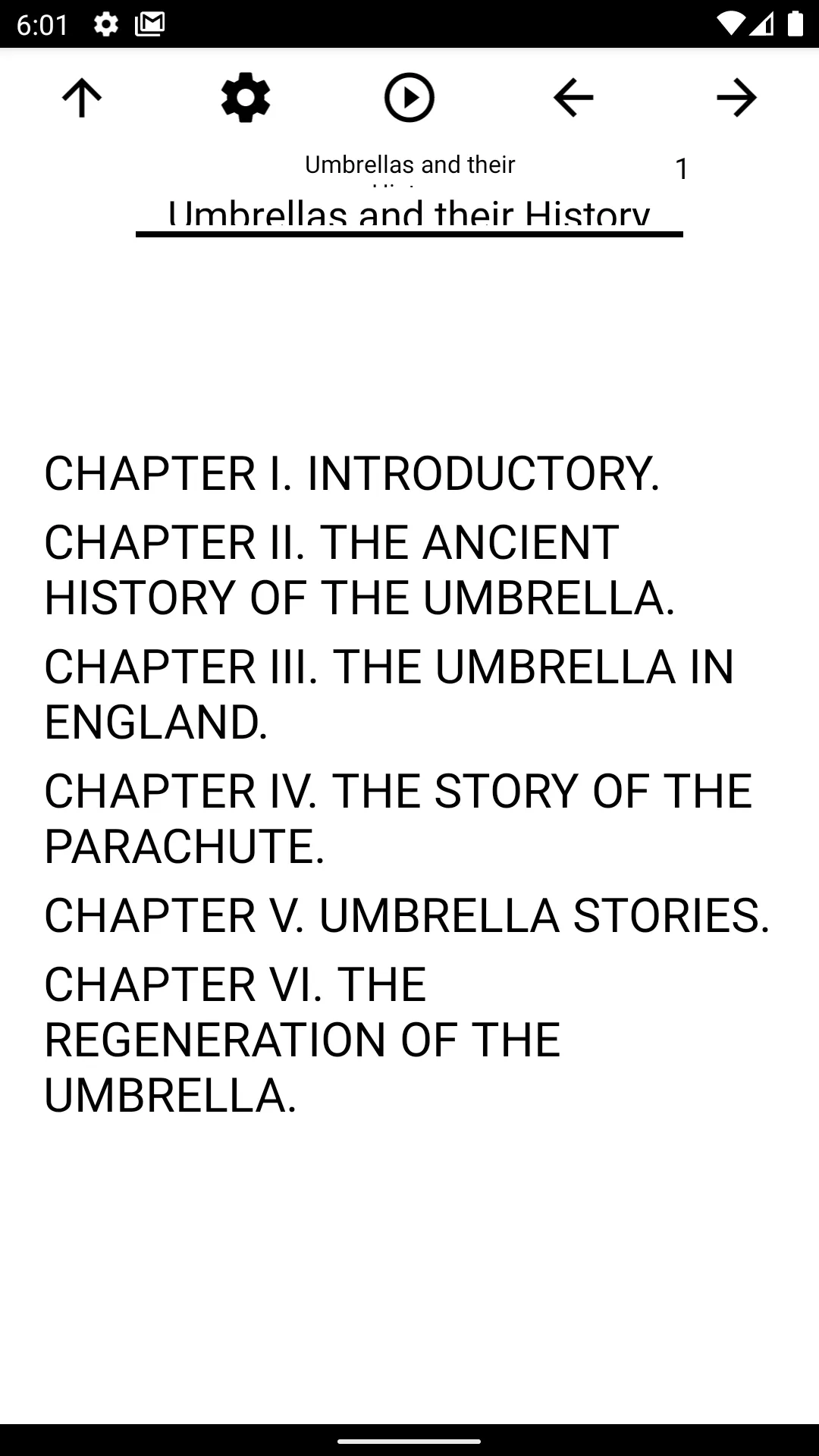 Book, Umbrellas and their Hist | Indus Appstore | Screenshot