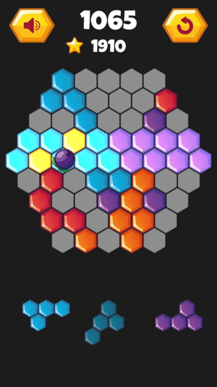 Hexagon Pals - Fun Puzzles | Indus Appstore | Screenshot