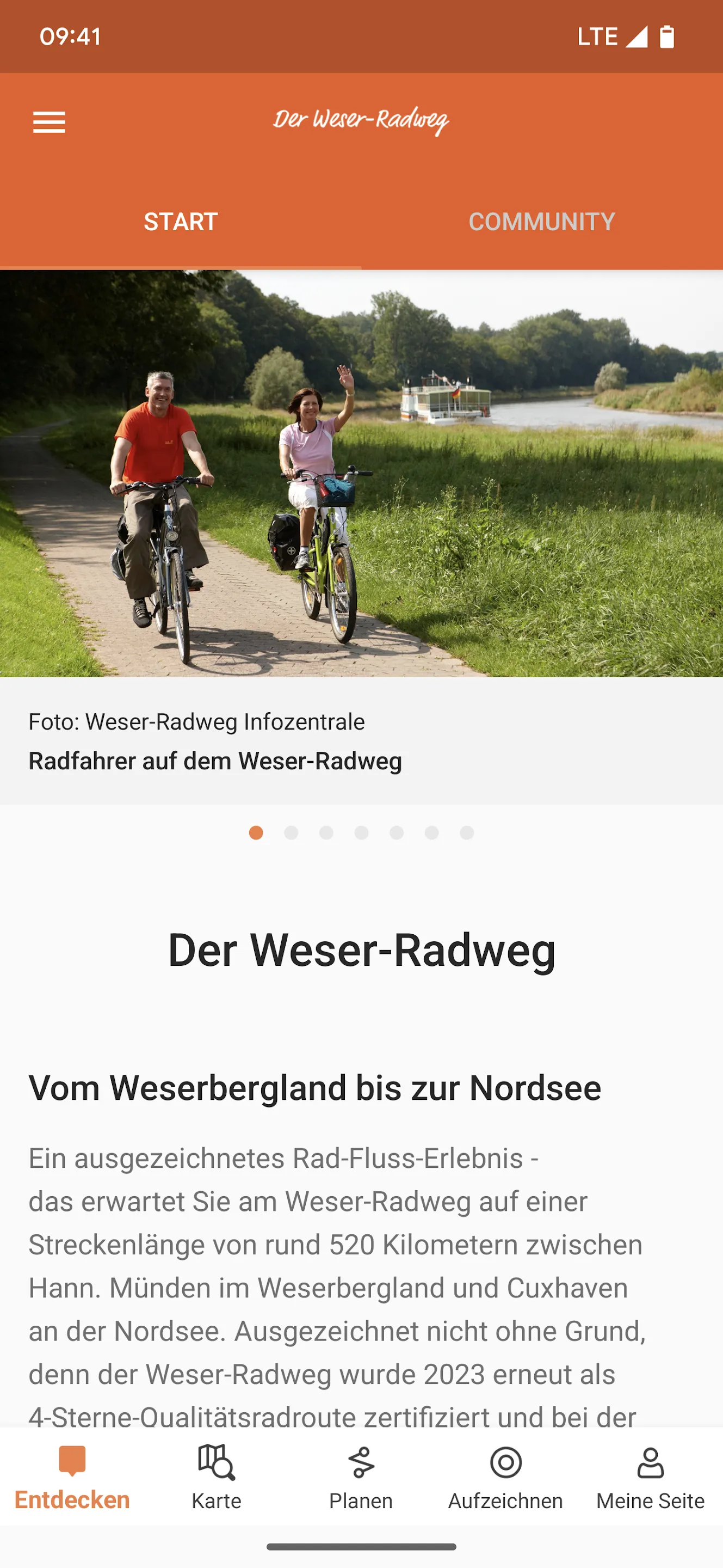 Weser-Radweg | Indus Appstore | Screenshot