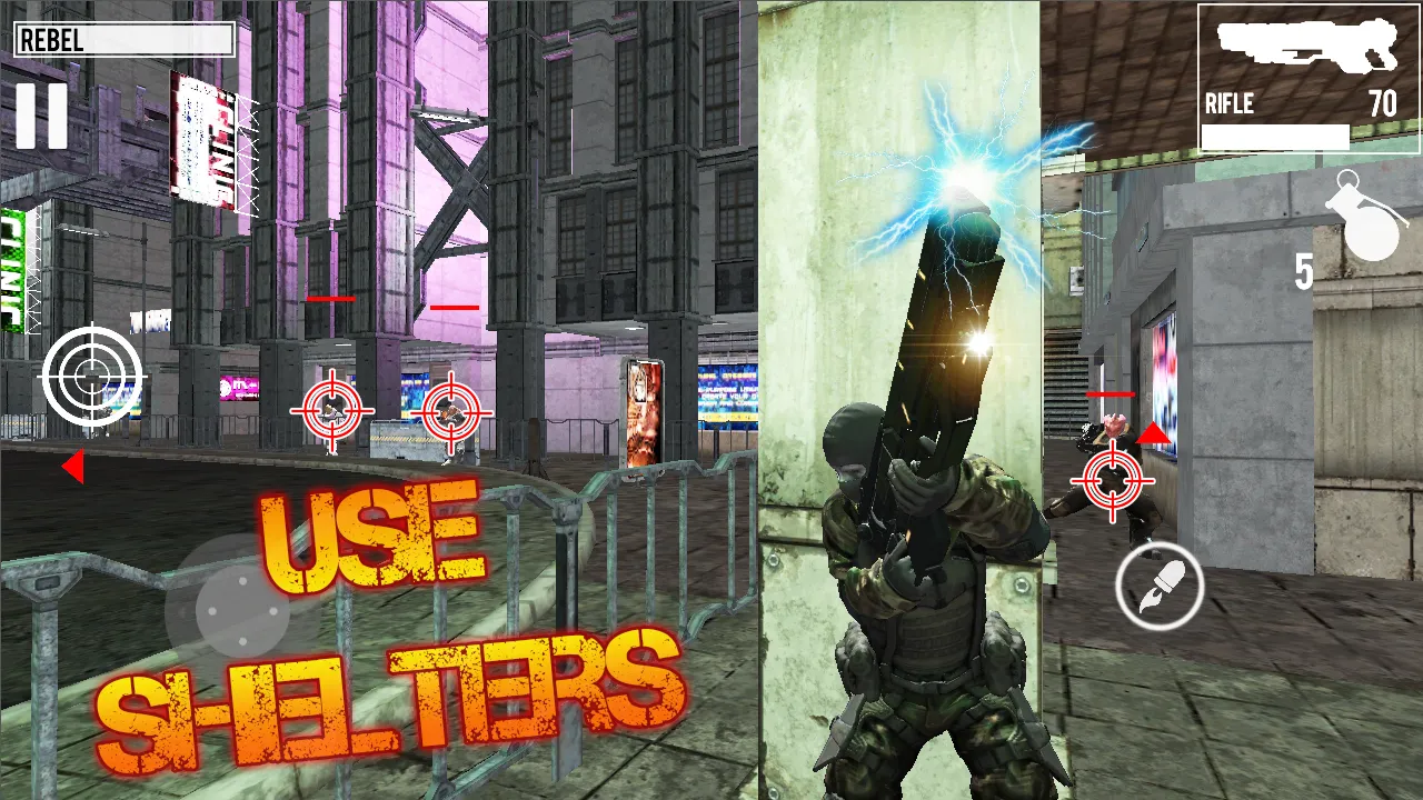 Cyber Force Strike: ShootGames | Indus Appstore | Screenshot