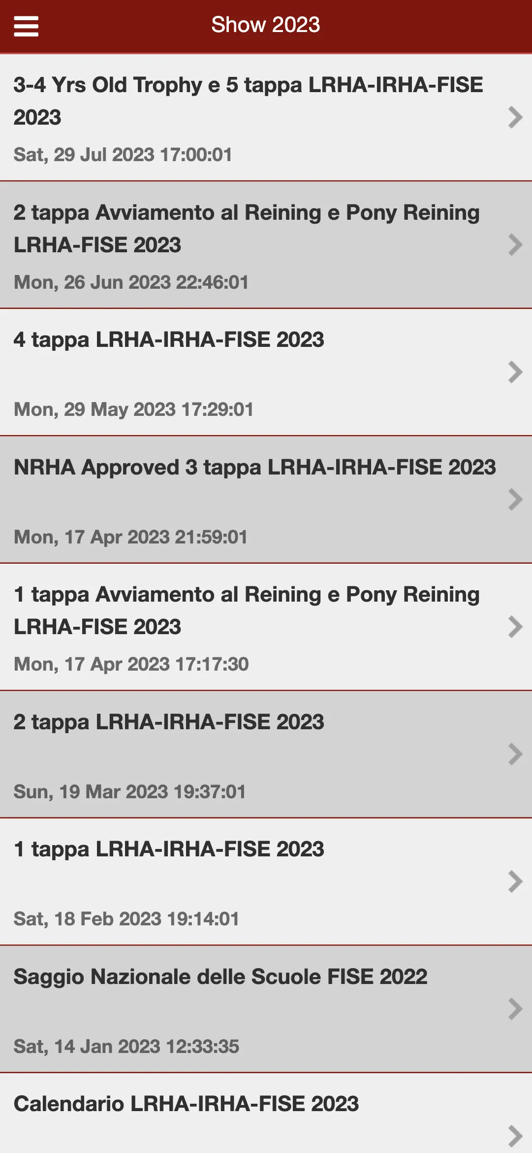 LRHA ASD - Lazio Reining | Indus Appstore | Screenshot