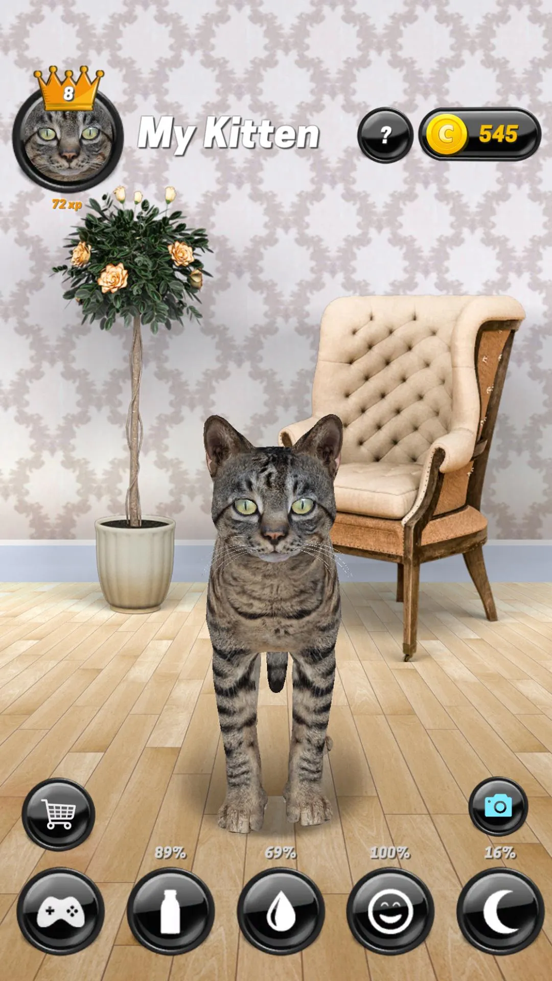 My Kitten : Virtual Pet | Indus Appstore | Screenshot