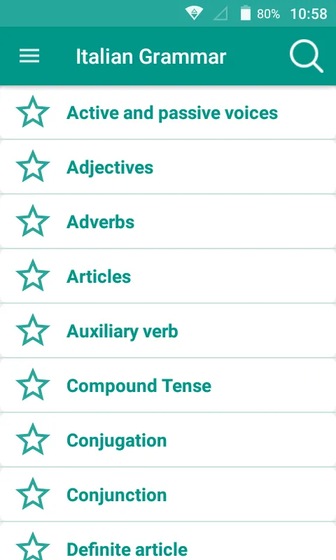 Italian Grammar | Indus Appstore | Screenshot