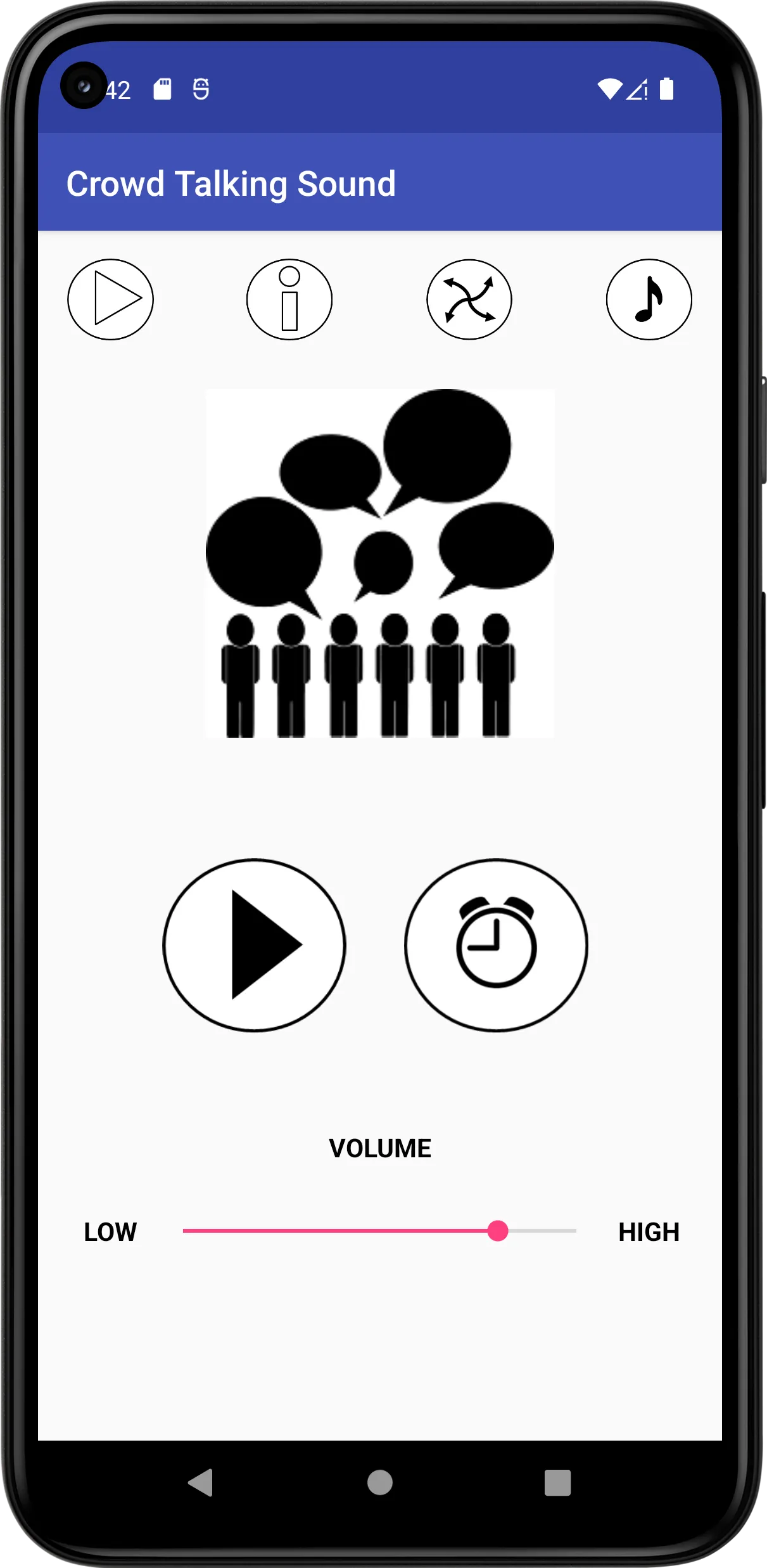 Crowd Talking Sound | Indus Appstore | Screenshot