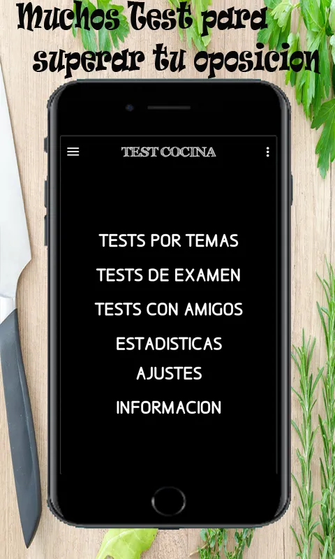 Test  oposicion de Cocina | Indus Appstore | Screenshot