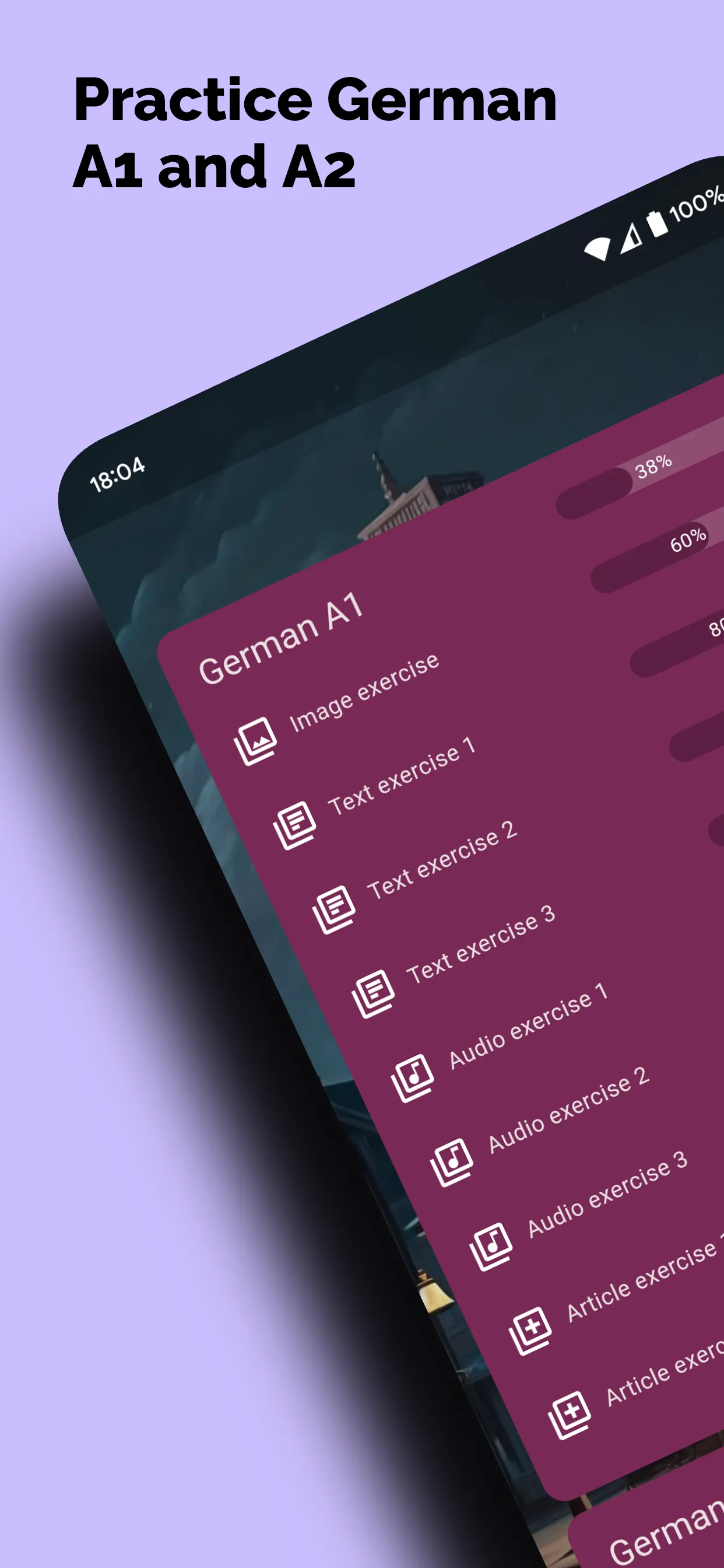 A1-German (A1, A2, B1) | Indus Appstore | Screenshot