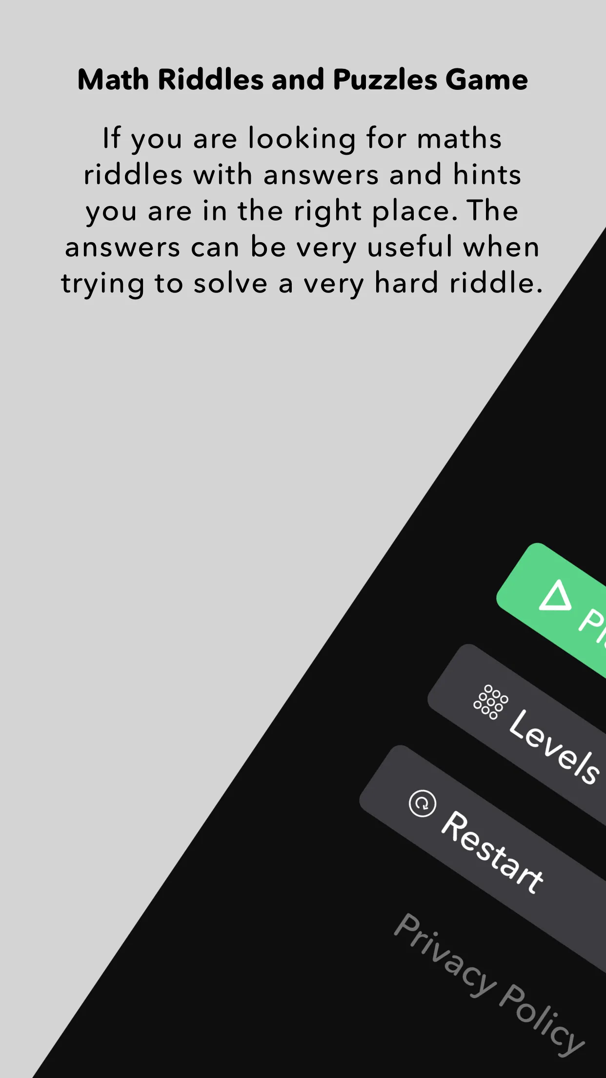 Math Riddles & Puzzles | Indus Appstore | Screenshot