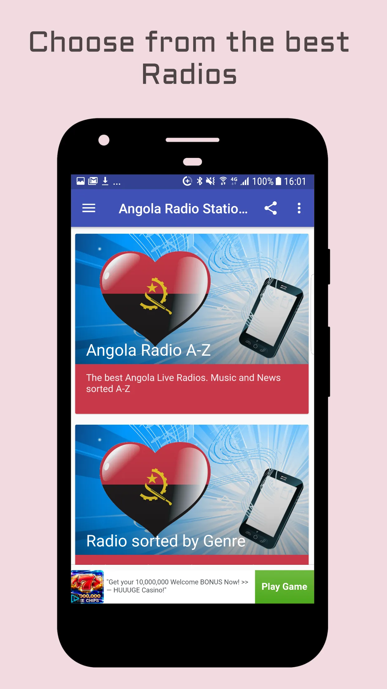 Angola Radio Stations | Indus Appstore | Screenshot