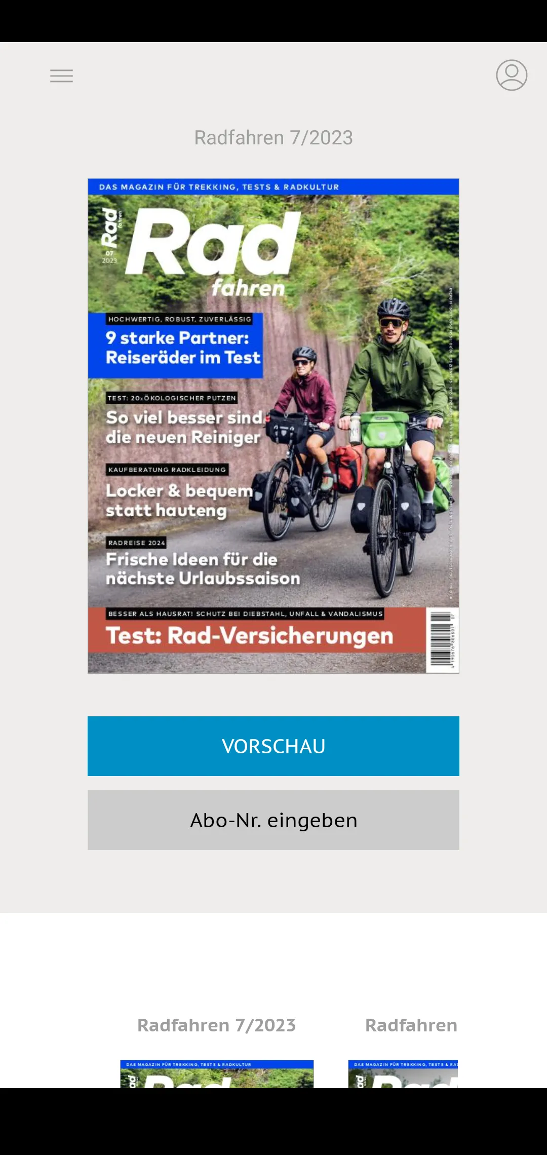 Radfahren - Das Magazin | Indus Appstore | Screenshot