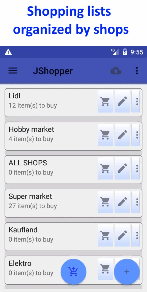 JShopper Shopping List | Indus Appstore | Screenshot