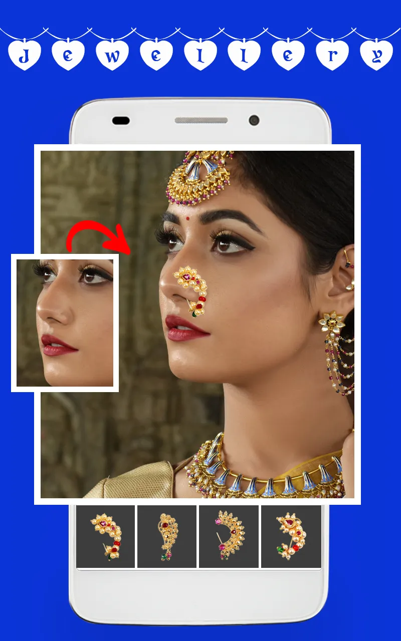 Jewellery photo editor frames | Indus Appstore | Screenshot