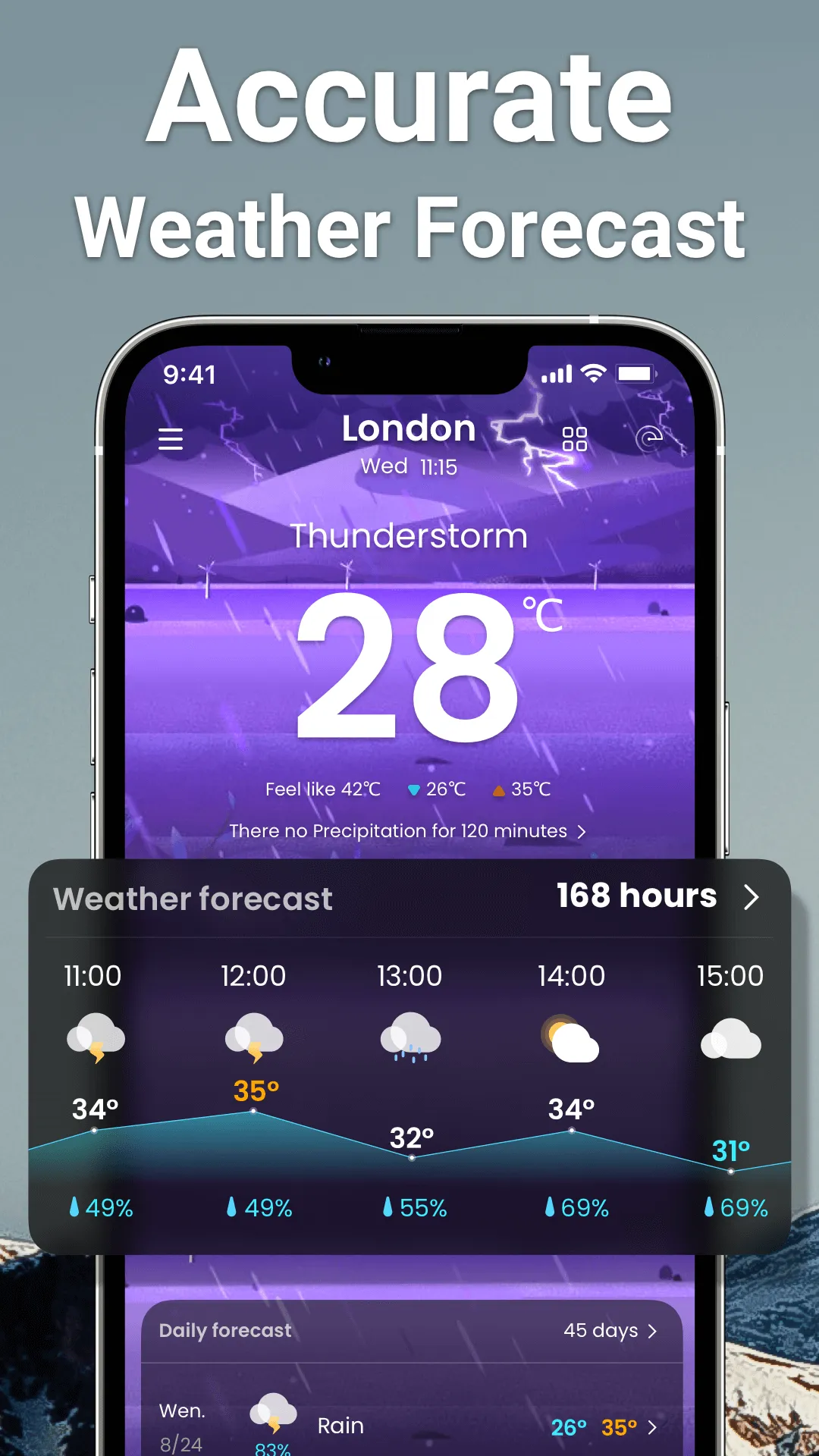 Weather: Live radar & widgets | Indus Appstore | Screenshot